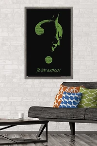 DC Comics The Batman - Riddler Wall Poster, 22.375" x 34" Framed