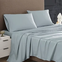 Hometrends 400 Thread Count 100% Cotton Sheet Set - Sateen