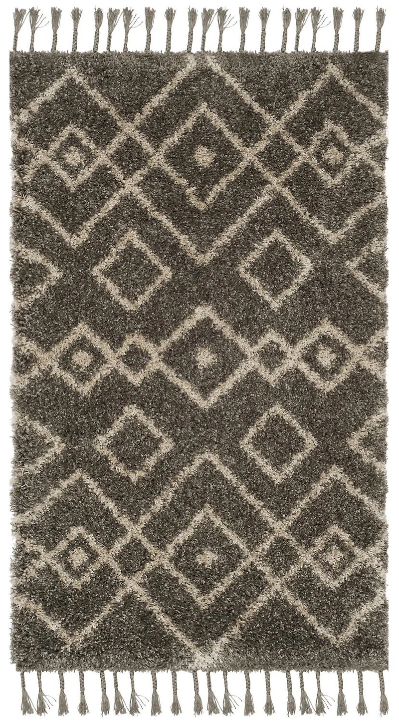 Safavieh Moroccan Fringe Shag Janella Geometric Area Rug