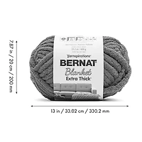 Bernat® Blanket Extra Thick™ #7 Jumbo Polyester Yarn, Teal Ivy 21.2oz/600g 72 Yards