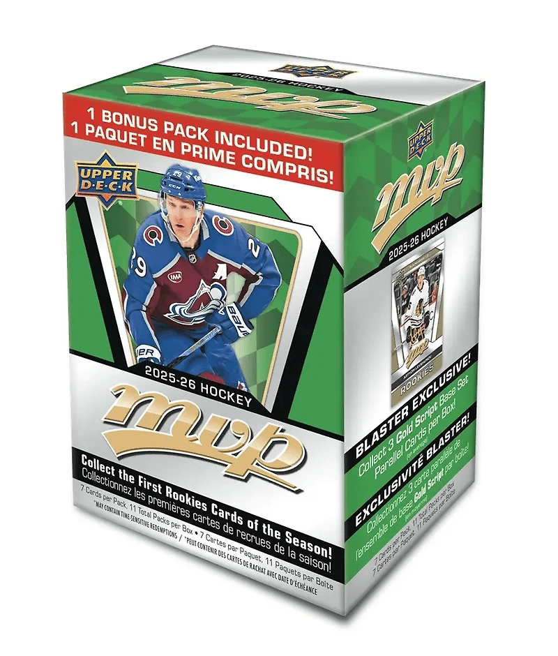 2025-26 Upper Deck MVP Hockey Cards Blaster Box