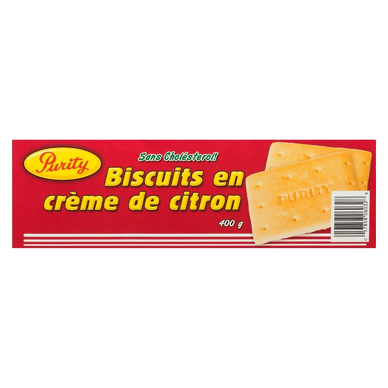 Purity Lemon Creams Biscuits