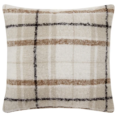 Bouclair Elsy Beige Decorative Throw Pillow 19x19 in