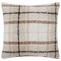 Bouclair Elsy Beige Decorative Throw Pillow 19x19 in