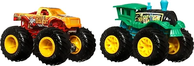 Hot Wheels Monster Trucks Demolition Doubles, Set of 2 Toy Trucks (Styles May Vary)
