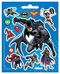Livre d'autocollants à l'avant de la Justice League ™