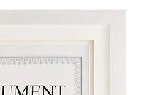 kieragrace KG Morgan Double Mat Frame – 10.5-Inch by 13-Inch, White