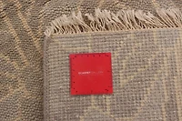 ECARPETGALLERY 5'1" x 8'0" Transitional Finest Oushak Hand-knotted Area Rug for Living Room, Dining Room and Bedroom in Grey