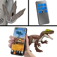 Jurassic World Rebirth Distortus Rex Action Figure, 22 Inch Rumble N Rampage Dinosaur Toy, 2 Attacks - Walmart Exclusive