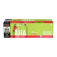 Aha Lime Watermelon Fridge Pack Cans, 355 mL, 12 Pack