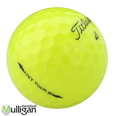 Mulligan - 96 Titleist NXT Tour S 4A Recycled Used Golf Balls, Yellow