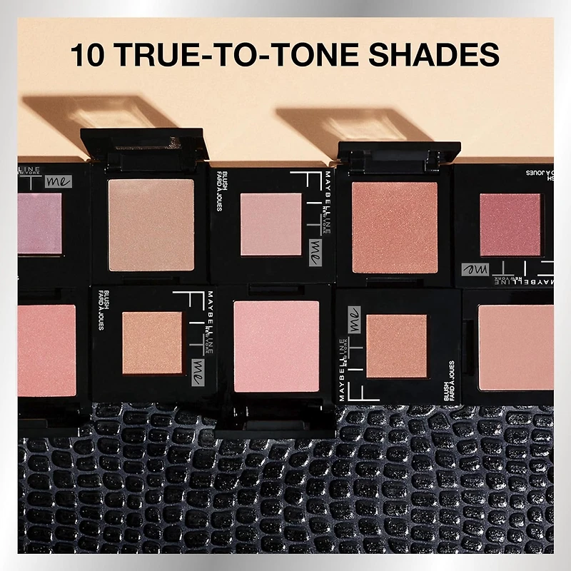 Maybelline New York Fit Me Blush, Lightweight, Blendable, Creamy and Natural, Long-lasting All-Day Face Smoothing Makeup Colour,, coral ,4.5 g
