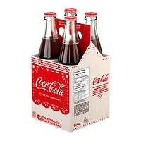 Coca-Cola Mexican Glass Bottles, 355 mL, 4 Pack