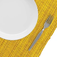 chemin de table en coton classique décontracté Fabstyles, tissé lavable pour salle à manger, cuisine, café et patio