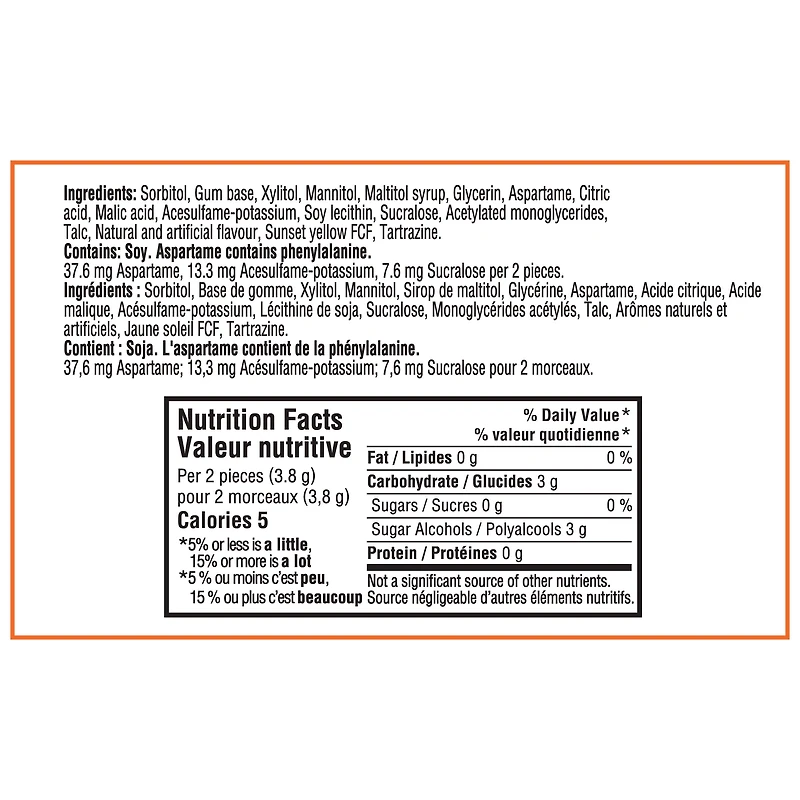 Trident, Tropical Twist Sugar-free Gum Multipack- Pack of 3 (42 Pieces)