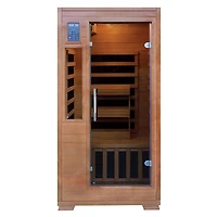 1-2 Person Hemlock Infrared Sauna w/ 5 Carbon Heaters
