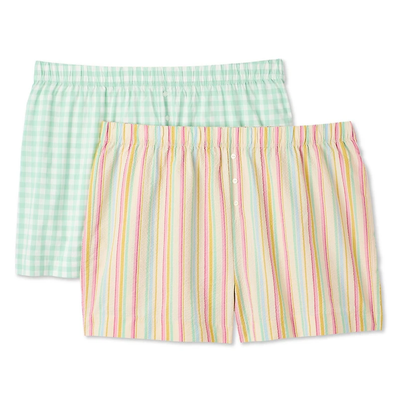 George Women's Plus Sleep Boxer 2-Pack