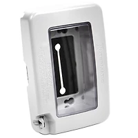Intermatic Low-Profile Extra-Duty Plastic In-Use Weatherproof Cover, Single-Gang, Vrt/Hrz, White