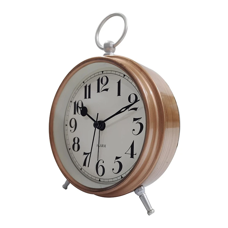 MONTRE DE GOUSSET CUIVRÉE EN HORLOGE DE TABLE