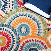 SAFAVIEH Cabana Marina Suzani Outdoor Area Rug