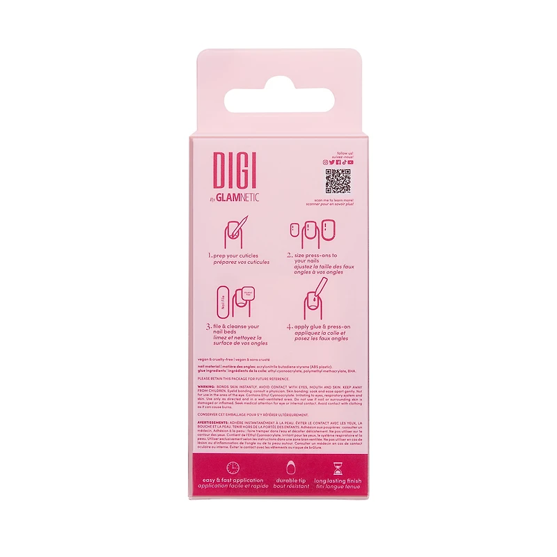 Digi by Glamnetic Mauve Aside Press-On Nails