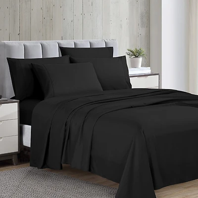 Swift Home Luxury 6-Piece Sheet Set with Extra Pillow Case, Queen