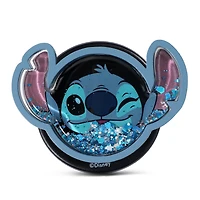 Poignée de téléphone à paillettes liquides Disney Stitch Clin d’œil