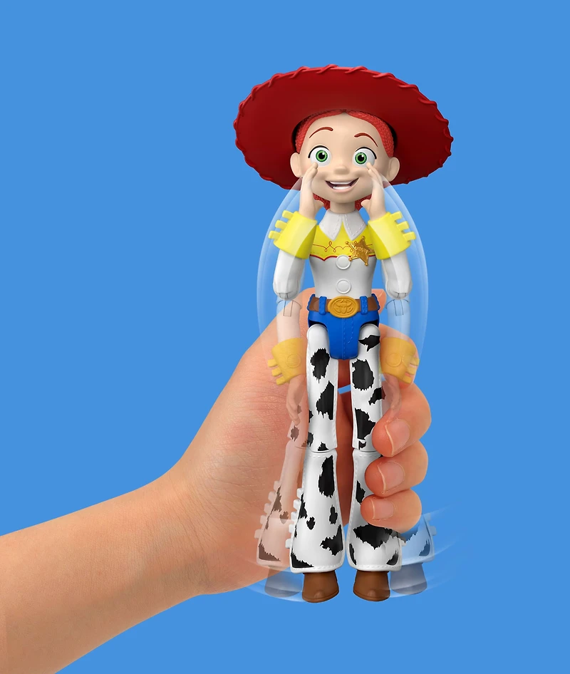 Disney and Pixar Toy Story 5 Critter Talk Jessie, 12 Inch Figure & JD, 35 Sounds English or French