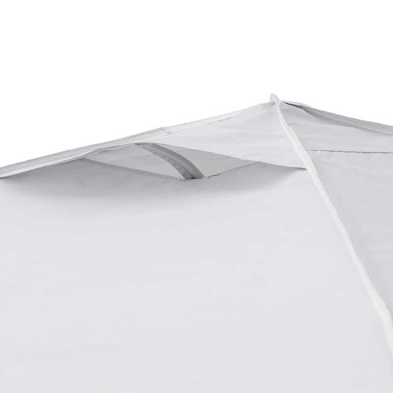 Ozark Trail 10ft x10ft Instant Pop Up Canopy Tent with Simple Push Setup – Straight Leg Pop-Up Tent for Tailgating, Camping & Events, white