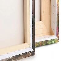 Tableau moderne imprimée sur toile Design Art rose en noir et blanc