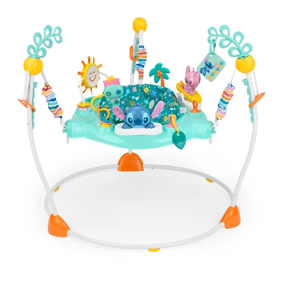 Bright Starts Disney Baby Stitch Little Ohana Centre d'Activités, Groupe d'Âge 6 - 12 Mois Ou jusqu'à 25 lbs et 30 Pouces de Hauteur