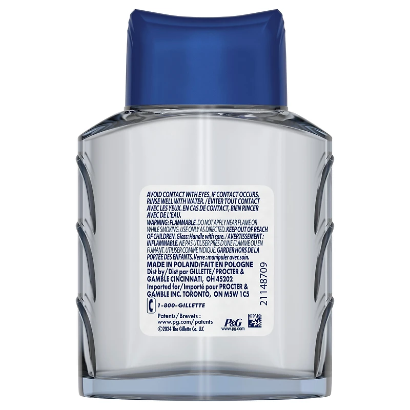 Gillette Series After Shave Splash for Men, Refresh and Moisturize, Cool Wave Scent, 100 ml