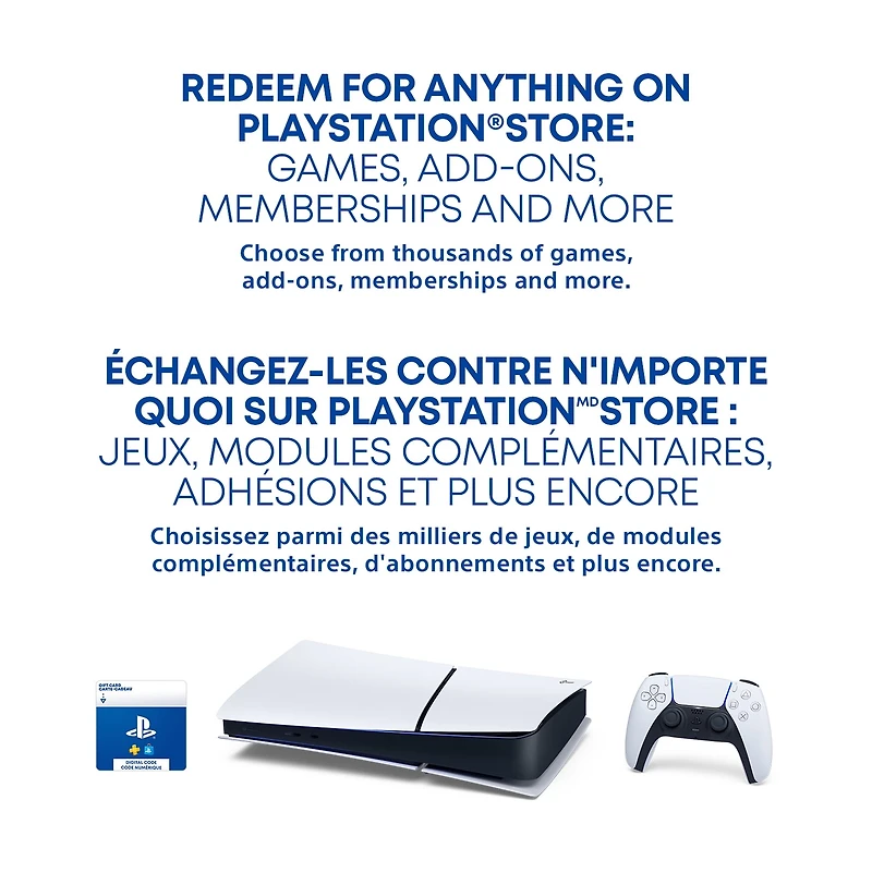 Sony Playstation $150 Gift Card (Code Numérique)