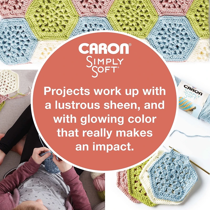 Caron® Simply Soft® Yarn, Acrylic #4 Medium, 6oz/170g