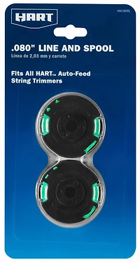 HART 2-Pack .080-inch Pre-Wound Cordless Trimmer Spools