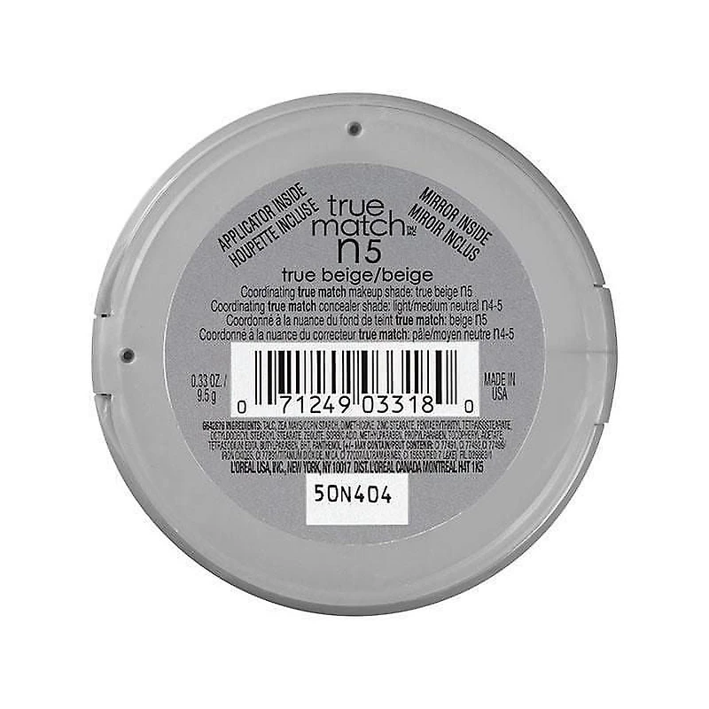 L'Oréal Paris True Match Powder foundation, oil-free & non-comedogenic, 10  GR
