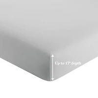 Literie Marina Decoration, 600 fils/cm², ultra douce, à poches profondes, en coton percale fibres longues, toutes saisons