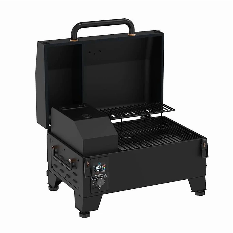 Pit Boss Tabletop Pellet Grill W/Cover - Onyx Edition