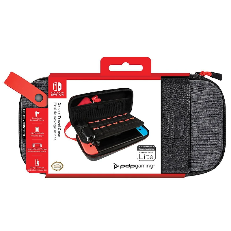 PDP Deluxe Travel Case: Elite Edition Nintendo Switch, Nintendo Switch Lite, & Nintendo Switch - OLED Model