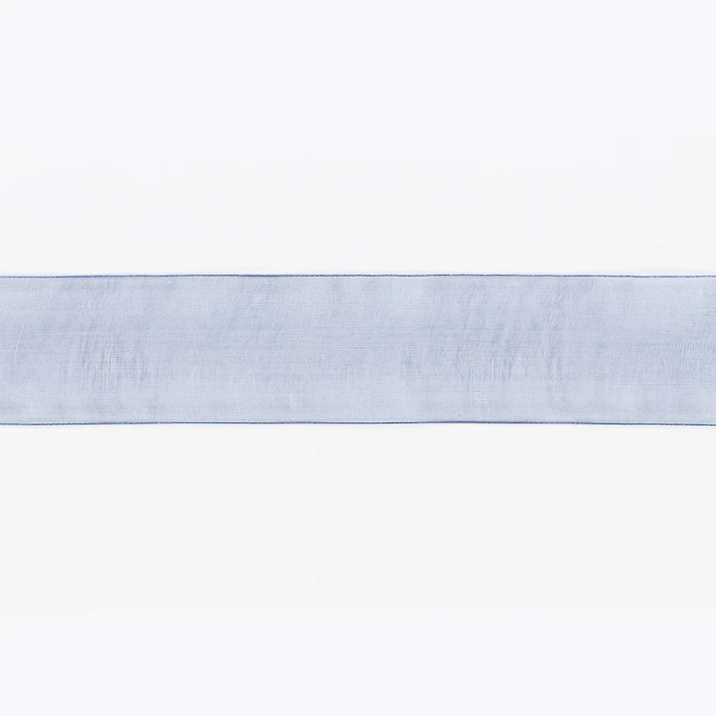 UNIQUE CREATIV, Ribbon, Organza, Grey, 38mm × 2.7m (1.5" × 9ft)