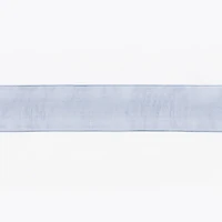 UNIQUE CREATIV, Ribbon, Organza, Grey, 38mm × 2.7m (1.5" × 9ft)