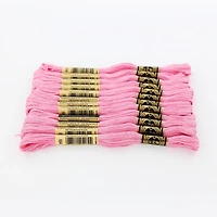 DMC Pink Cotton 6-Strand Embroidery Floss Skein, 8 m (8.7 yd)