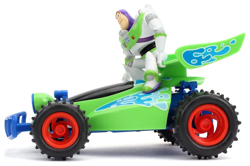 Toy Story Turbo Buggy RC Buzz Lightyear 1 24 Scale Remote Control Car with Turbo Boost 2.4GHz USB Rechargeable by Jada Toys