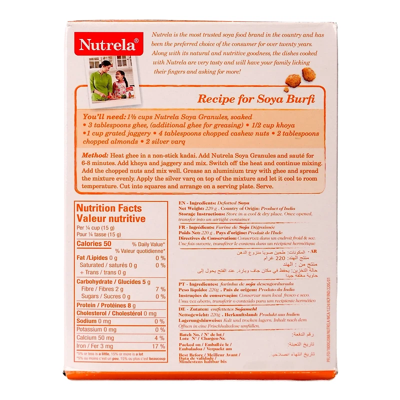 Nutrela Soya Granules, 220g