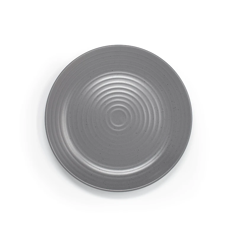 HOMETRENDS Evelyn 12pc Dinnerware Set Grey