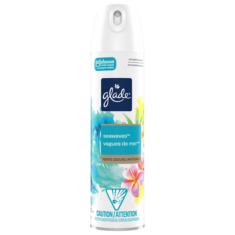 Glade® Air Freshener Odor Fighting Room Spray, Aqua Waves