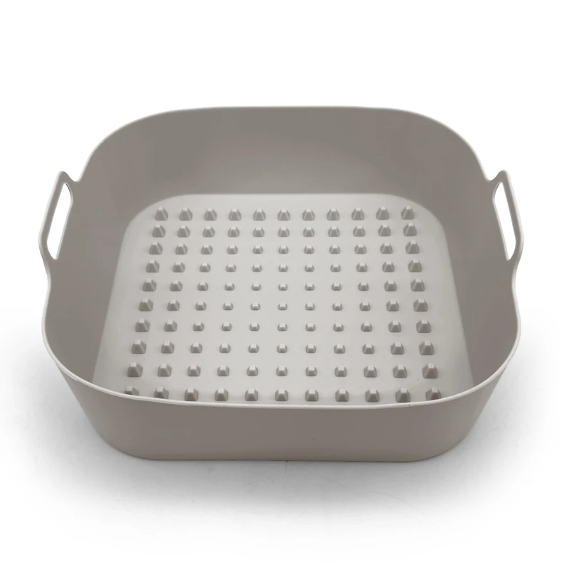 Starfrit Silicone Air Fryer Basket, Rectangular, 1 Pack, BPA-Free, Reusable, Fits 3–8 QT, Heat Resistant, Non-Stick