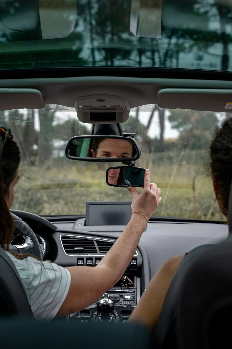 Ezi Mirror Clip - Fully Adjustable Rear Seat Mirror, Recycled Plastic