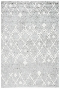 SAFAVIEH Berber Vana Geometric Shag Area Rug