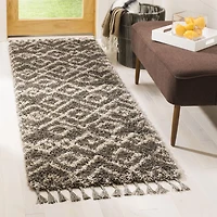 Safavieh Moroccan Fringe Shag Janella Geometric Area Rug